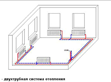 Двухтрубная схема отопления в Туле